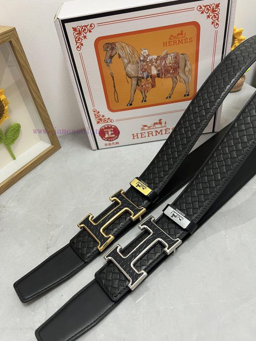 Hermes Hermès  Material: Leather Belt with 100% Head Layer. The leather belt is guaranteed t pc911cft - Image 2
