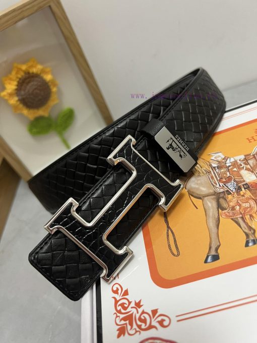 Hermes Hermès  Material: Leather Belt with 100% Head Layer. The leather belt is guaranteed t pc911cft - Image 3