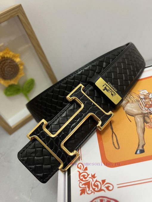 Hermes Hermès  Material: Leather Belt with 100% Head Layer. The leather belt is guaranteed t pc911cft - Image 4