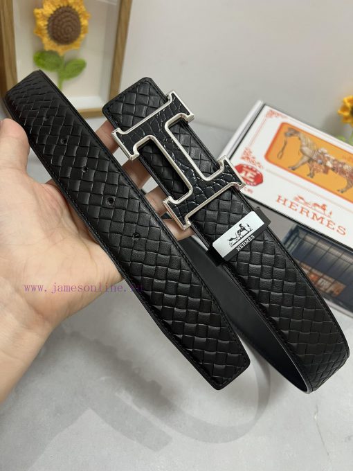 Hermes Hermès  Material: Leather Belt with 100% Head Layer. The leather belt is guaranteed t pc911cft - Image 5