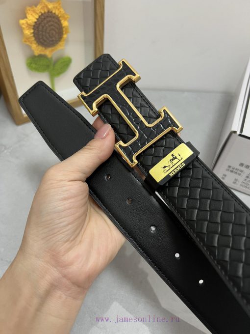 Hermes Hermès  Material: Leather Belt with 100% Head Layer. The leather belt is guaranteed t 9p5m884j - Image 9