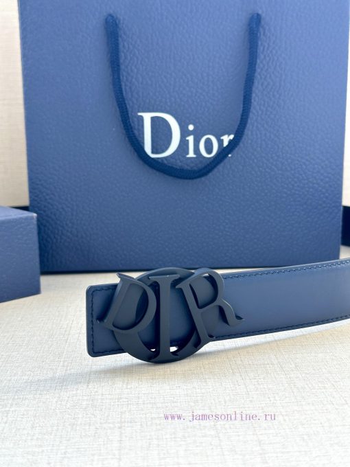 The stainless steel buckle of this Dior Charm belt with a width of 3.5cm reinterprets the cl zx5z0dlh - Image 7