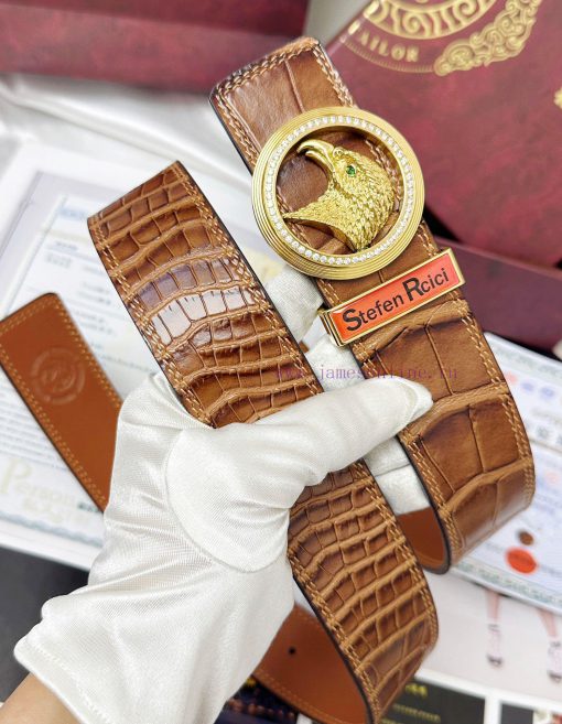 Belt Stefen Rcici Nitz set with diamondsBelt replica Private customized high-end supply vers 2r62kh30 - Image 4