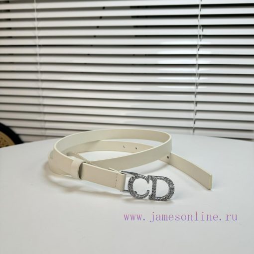 Dior 24 Early Spring New C D Buckle Brass Belt Buckle, Leather Belt Classic Forever 2.0cm</p 8ki5ipah - Image 2