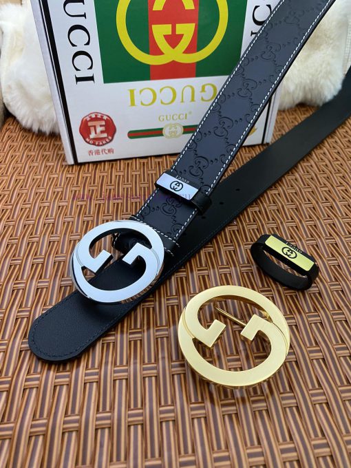 Gucci. Gucci  Material: Leather Belt with 100% Head Layer. The leather belt is guaranteed to d3d34okq