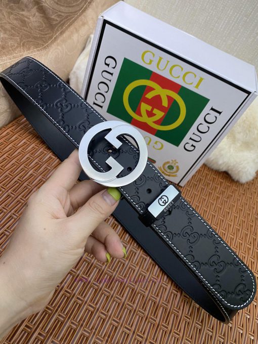 Gucci. Gucci  Material: Leather Belt with 100% Head Layer. The leather belt is guaranteed to d3d34okq - Image 6