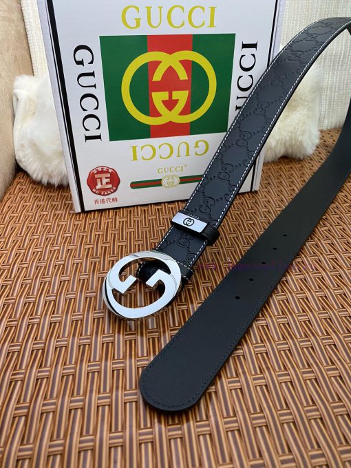 Gucci. Gucci  Material: Leather Belt with 100% Head Layer. The leather belt is guaranteed to d3d34okq - Image 10