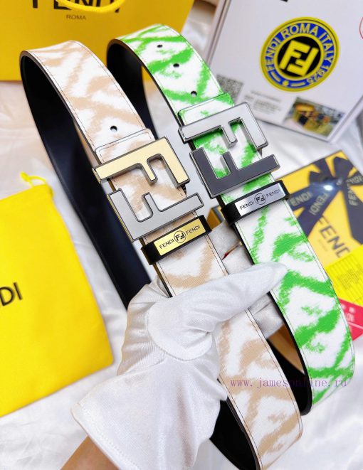 Belt FENDI Fendi ReproductionThe waistband is made of 100% imported top layer cowhide, ensur b56b1m44