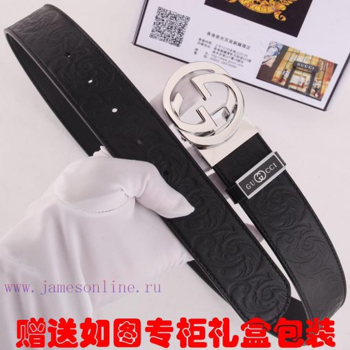 Belt Gucci Gucci double-sidedBelt made of 100% head layer cowhide, rotatable, dual color bel 4t8wr6gk - Image 5