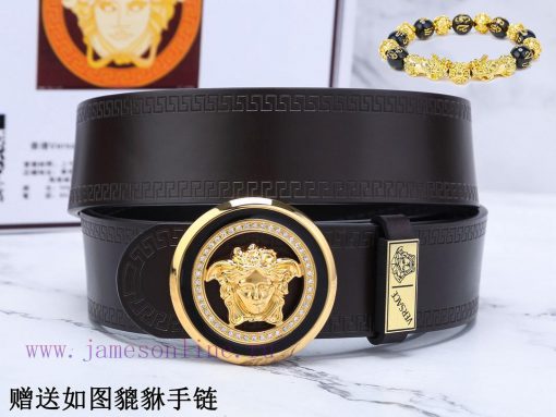 Belt Versace Ver…The waist belt is made of 100% cowhide, ensuring that the genuine leather i kxqh9pb9 - Image 3