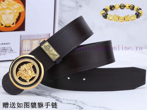 Belt Versace Ver…The waist belt is made of 100% cowhide, ensuring that the genuine leather i kxqh9pb9 - Image 5