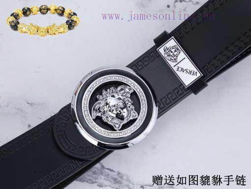 Belt Versace Ver…The waist belt is made of 100% cowhide, ensuring that the genuine leather i bp7q5pca - Image 8