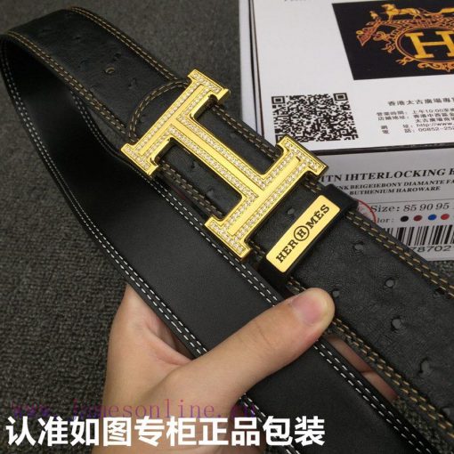 Hermes Hermes ostrich patternGrade: Italian imported 100% top layer cowhide, Hermes. Herm è j89a3f2w - Image 8