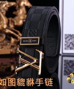 Belt LV Louis VuittonThe waistband is made of 100% cowhide, ensuring that the genuine leathe 2xgl7qba
