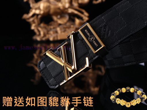 Belt LV Louis VuittonThe waistband is made of 100% cowhide, ensuring that the genuine leathe 2xgl7qba - Image 6