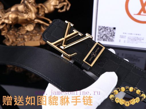 Belt LV Louis VuittonThe waistband is made of 100% cowhide, ensuring that the genuine leathe 2xgl7qba - Image 7