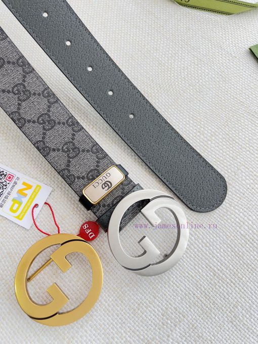 Gucci Gucci Belt ️ BeltHanging buckle, pure steel material buckle head, top layer cowhide, p hwo2fwzd - Image 6