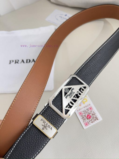 Prada. Prada Belt Automatic BeltAutomatic belt, classic pure steel material automatic buckle v4i1s4rw - Image 5