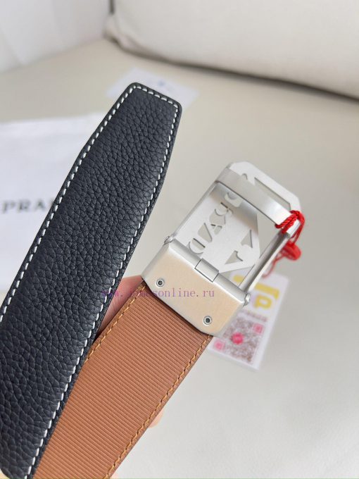 Prada. Prada Belt Automatic BeltAutomatic belt, classic pure steel material automatic buckle v4i1s4rw - Image 6