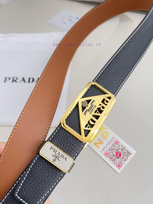 Prada. Prada Belt Automatic BeltAutomatic belt, classic pure steel material automatic buckle jwok3tg9 - Image 5