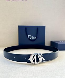 The stainless steel buckle of this Dior Charm belt with a width of 3.5cm reinterprets the cl t1oh8fla