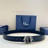 The stainless steel buckle of this Dior Charm belt with a width of 3.5cm reinterprets the cl xgeo62k7