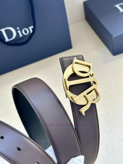 The stainless steel buckle of this Dior Charm belt with a width of 3.5cm reinterprets the cl 1w8uxc0q - Image 4