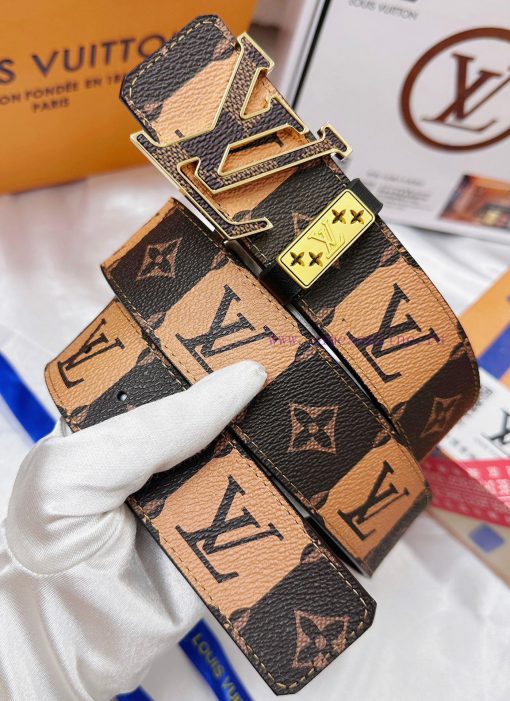 Belt LV Louis ReproductionBelt made of 100% head layer cowhide, ensuring genuine leather sti ww3ltp1b - Image 3