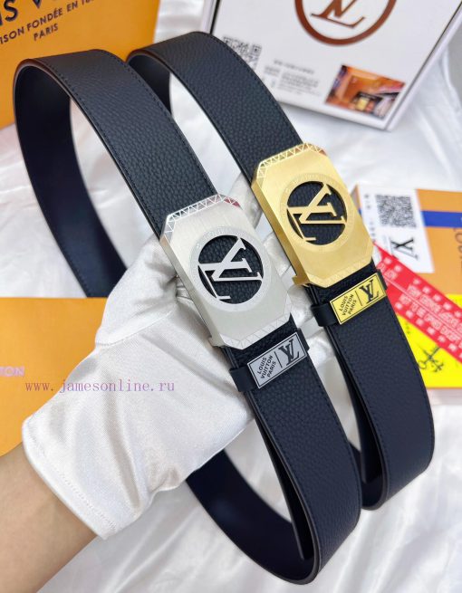 Belt LV Louis Vuitton's top tier replicaThe waistband is made of 100% cowhide, ensuring genu a20sqx7f - Image 2