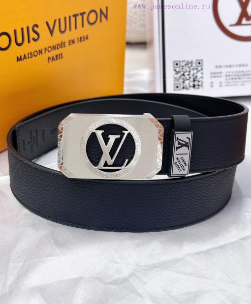 Belt LV Louis Vuitton's top tier replicaThe waistband is made of 100% cowhide, ensuring genu rm90zok4 - Image 4