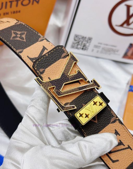 Belt LV Louis ReproductionBelt made of 100% head layer cowhide, ensuring genuine leather sti ww3ltp1b - Image 9
