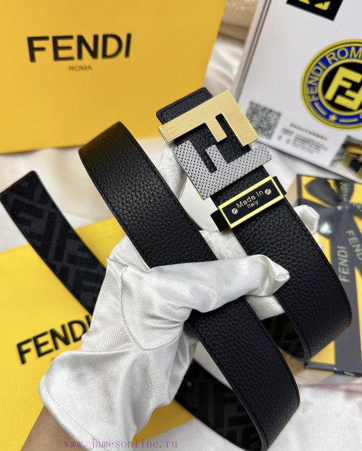 Belt FENDI Fendi ReproductionThe waistband is made of 100% top layer cowhide, ensuring a dou lvdos4l4 - Image 6