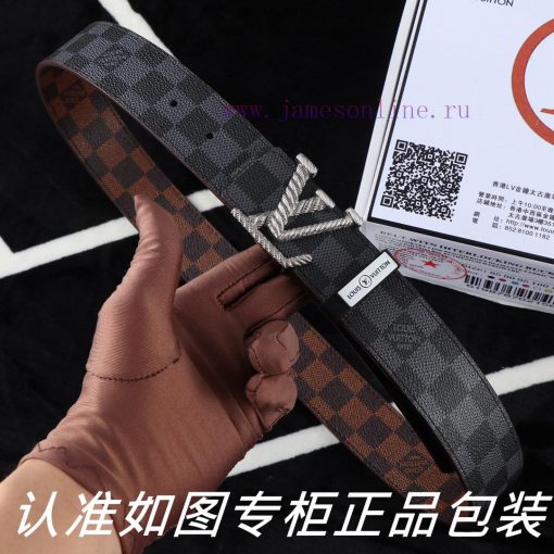 Lv... Louis Vuitton double-sided useIdentify and receive a punch as a giftMaterial: 100% top g6xhq361 - Image 2