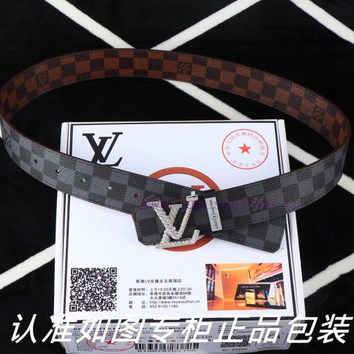 Lv... Louis Vuitton double-sided useIdentify and receive a punch as a giftMaterial: 100% top g6xhq361 - Image 7