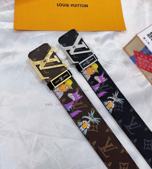 Belt LV Louis Vuitton's top tier replicaThe waistband is made of 100% cowhide, ensuring a ge dqq0oeij - Image 19