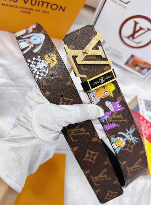Belt LV Louis Vuitton's top tier replicaThe waistband is made of 100% cowhide, ensuring a ge gwowaft2 - Image 17