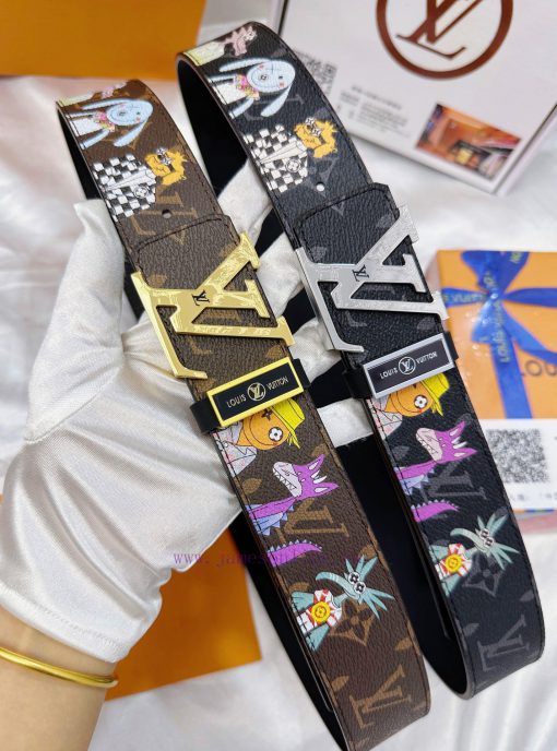 Belt LV Louis Vuitton's top tier replicaThe waistband is made of 100% cowhide, ensuring a ge snfcv00f - Image 19