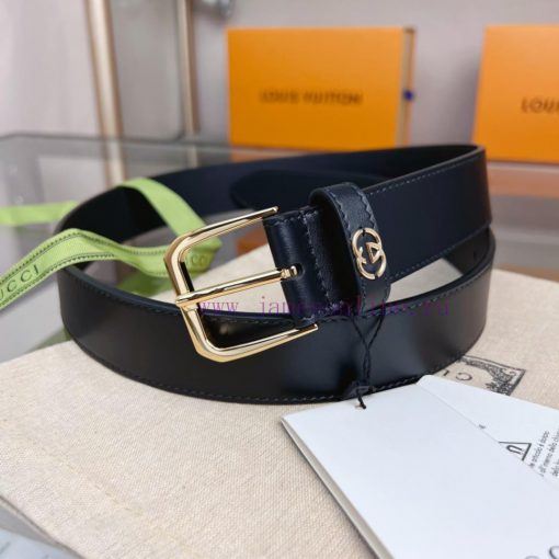 Decorative interlocking double G square buckle waist beltThis belt is made of brown smoot hr04cl0l