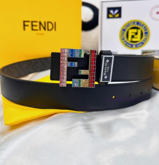 Belt FENDI Fendi ReproductionThe waistband is made of 100% head layer cowhide, ensuring genu wzbph42b - Image 5