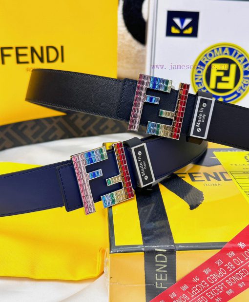 Belt FENDI Fendi ReproductionThe waistband is made of 100% head layer cowhide, ensuring genu jqnzaiyd - Image 9