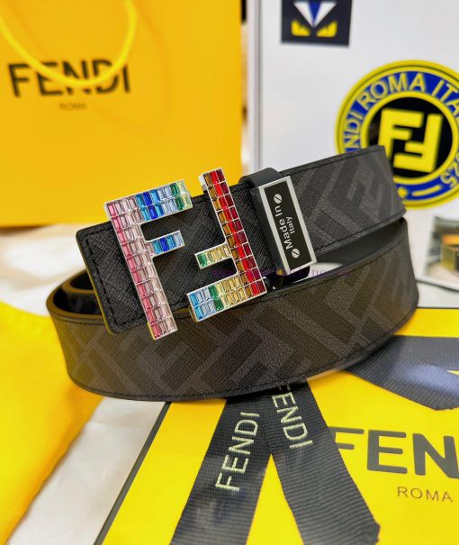 Belt FENDI Fendi ReproductionThe waistband is made of 100% head layer cowhide, ensuring genu jqnzaiyd - Image 12