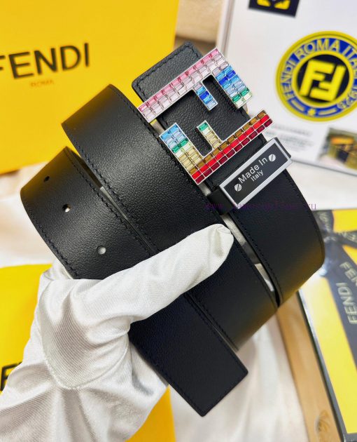 Belt FENDI Fendi ReproductionThe waistband is made of 100% head layer cowhide, ensuring genu wzbph42b - Image 12