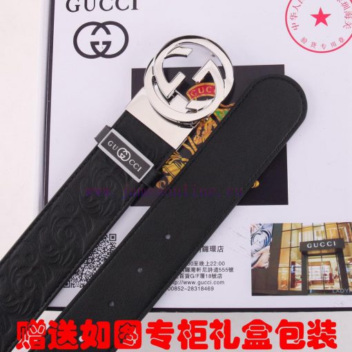 Belt Gucci Gucci double-sidedBelt made of 100% head layer cowhide, rotatable, dual color bel b2zb4bbq - Image 9