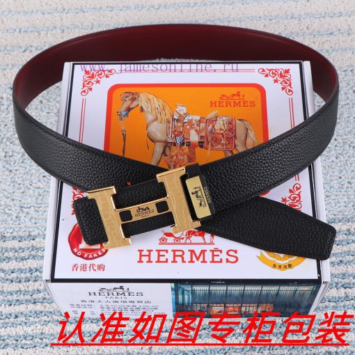 HermesThe material is made of 100% top layer cowhide, ensuring that 24k pure steel buckles m v5czn56u - Image 12