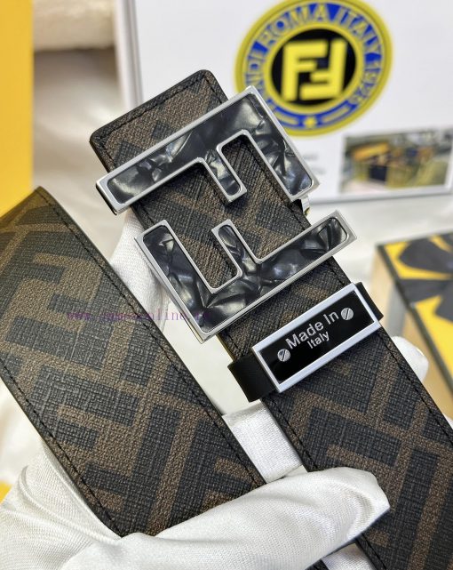 Belt FENDI Fendi ReproductionThe waistband is made of 100% cowhide, ensuring genuine leather p6so2z9g - Image 17