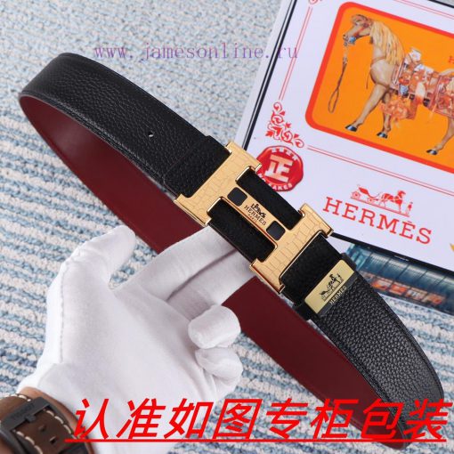 HermesThe material is made of 100% top layer cowhide, ensuring that 24k pure steel buckles m v5czn56u - Image 16