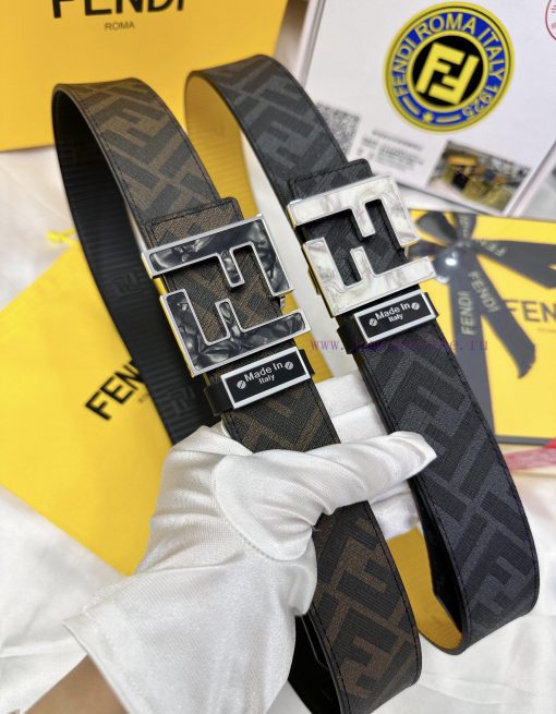 Belt FENDI Fendi ReproductionThe waistband is made of 100% cowhide, ensuring genuine leather p6so2z9g - Image 19
