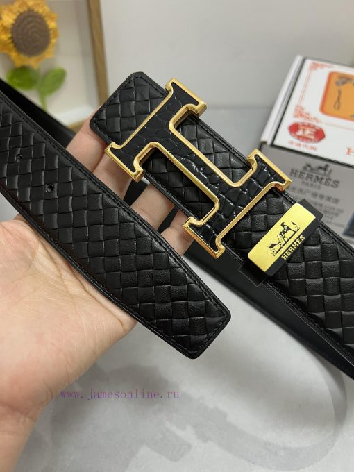 Hermes Hermès  Material: Leather Belt with 100% Head Layer. The leather belt is guaranteed t rf4kwppt - Image 4
