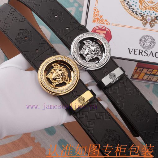 Versace Belt ️ BeltMaterial: 100% top layer cowhide belt, ensuring genuine leather belt, fin fennbshv - Image 2