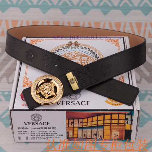 Versace Belt ️ BeltMaterial: 100% top layer cowhide belt, ensuring genuine leather belt, fin 4lccs8kq - Image 5